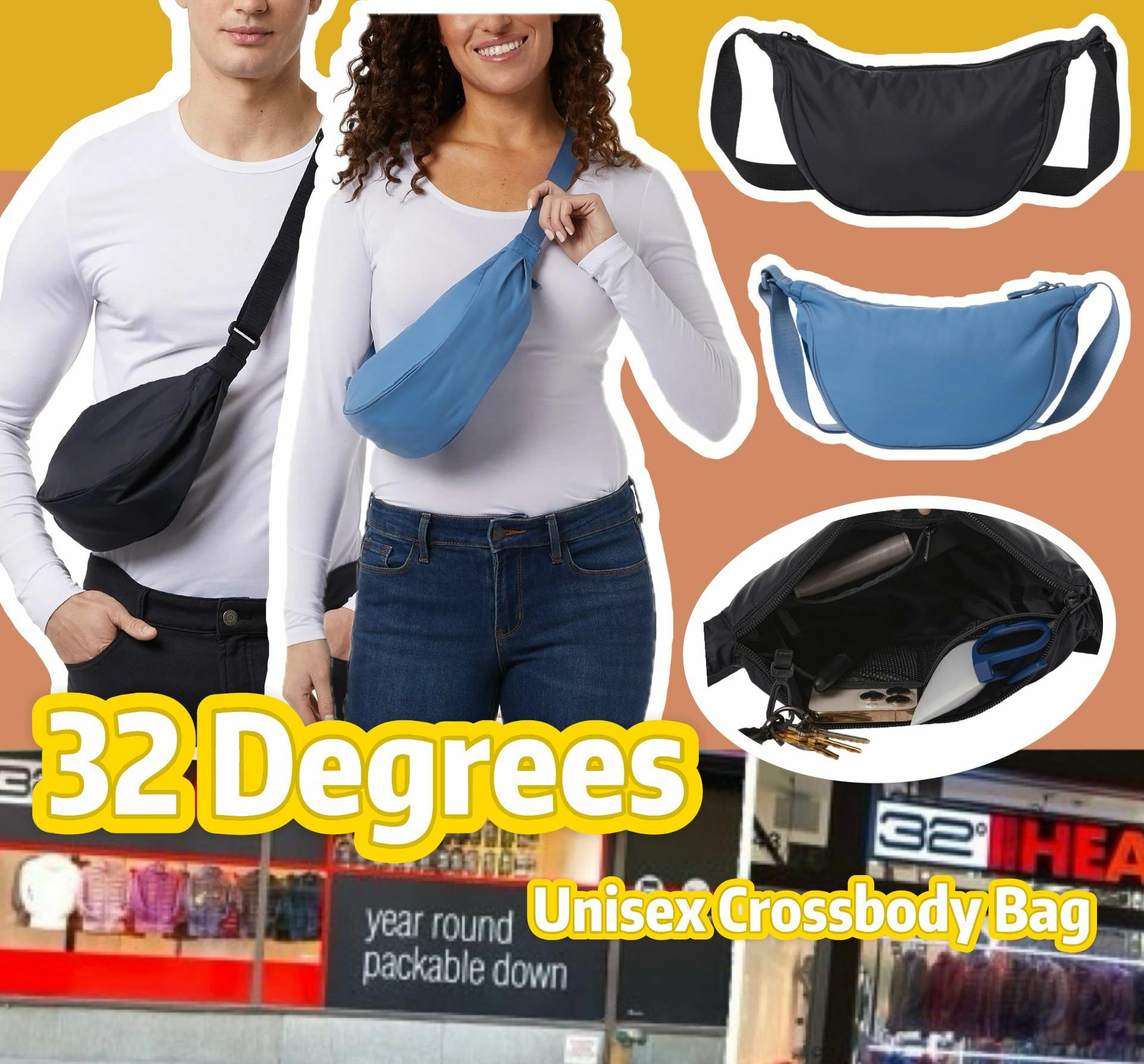 【預購】32 Degrees Unisex G1129108 斜咩袋