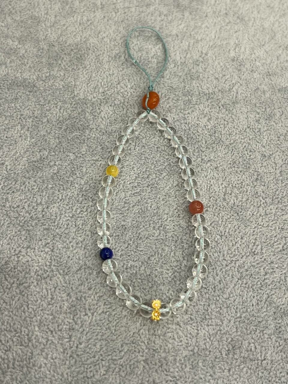 [S] GEMZ & CO MXJ CLEAR QUARTZ/ASSORTED CRYSTALS HP STRAP WITH GOLD ACC, Y321 (Y321)