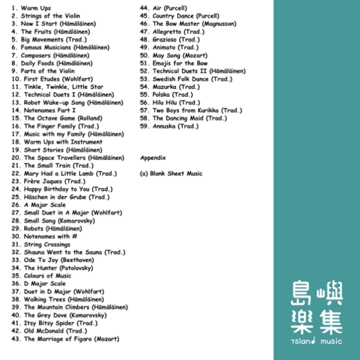 Violin Method Book 1.