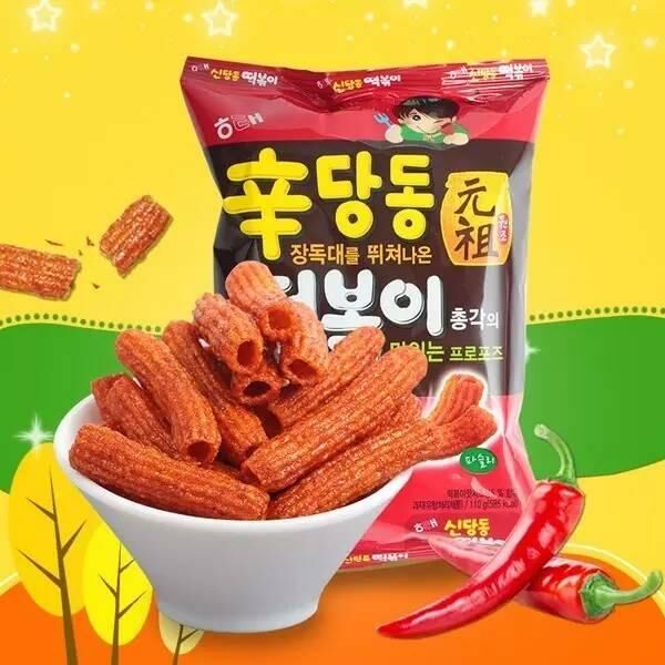 韓國 HAITAI  海太 元祖 辣炒 年糕 脆條  103g