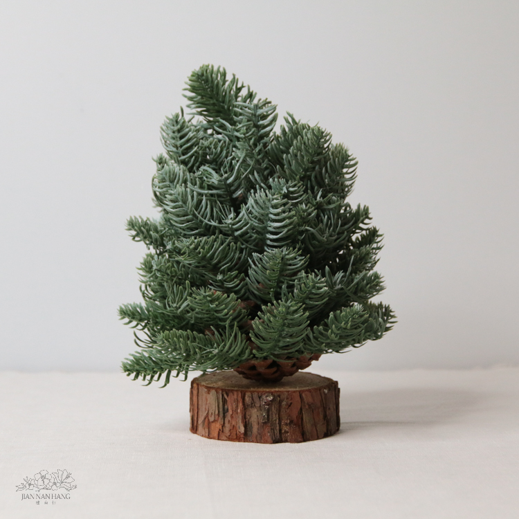 人造葉 裝飾 松果聖誕樹 2色