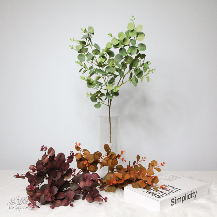 人造葉 日本秋系尤加利葉 3色