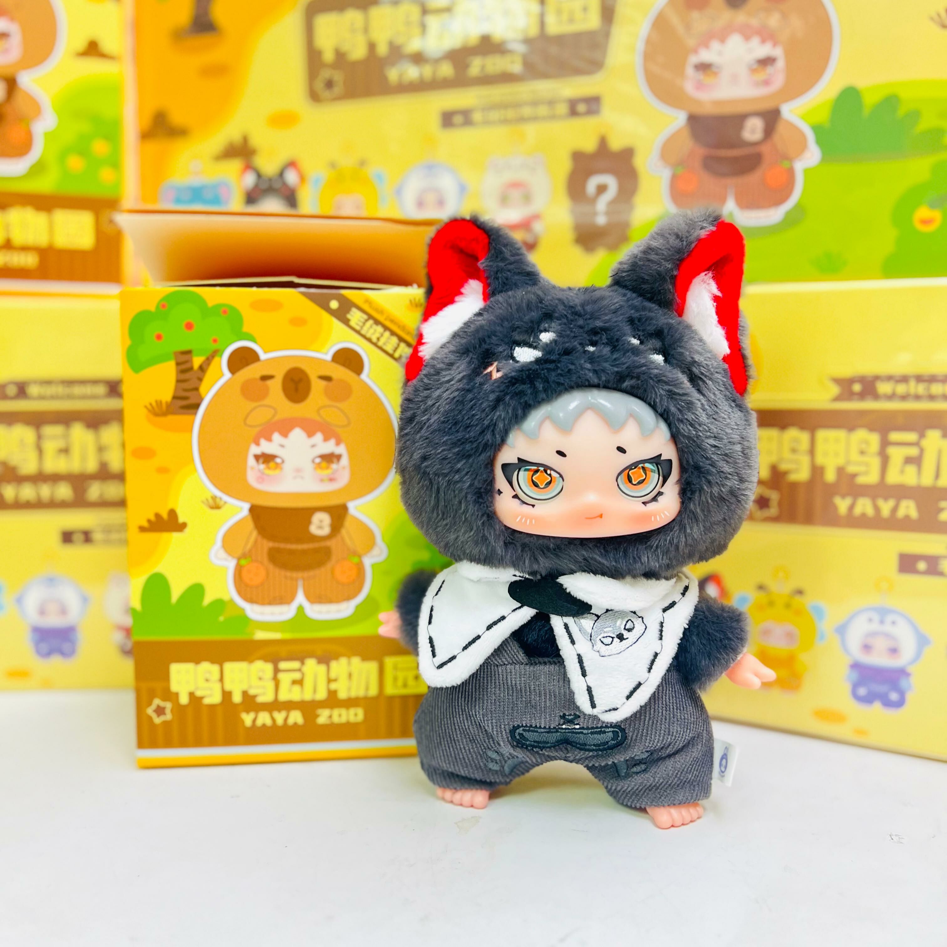 YAYA ZOO 鴨鴨動物園-搪膠毛公仔盲盒 ( YAYAZOO )