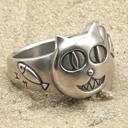 BIG BLACK MARIA (BBM) @ KALICO LUCY GRAFFITI CAT RING - PRE ORDER ITEM (預訂中)