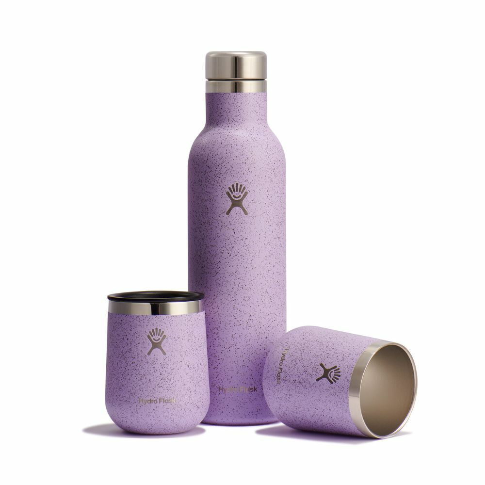 Hydro Flask 保溫瓶杯禮盒組 (25oz保溫瓶*1、10oz附蓋紅酒杯*2)