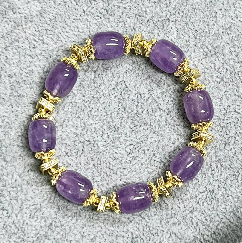 [S] GEMZ & CO ZBA LAVENDER AMETHYST WITH GOLD ACC BLT, Y332 (Y332)