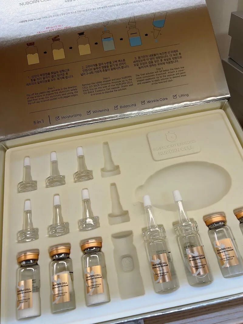 韓國院線產品 BLANC DUBU Nuborn Cell Go Back Kit Exosome 告白套裝外泌體