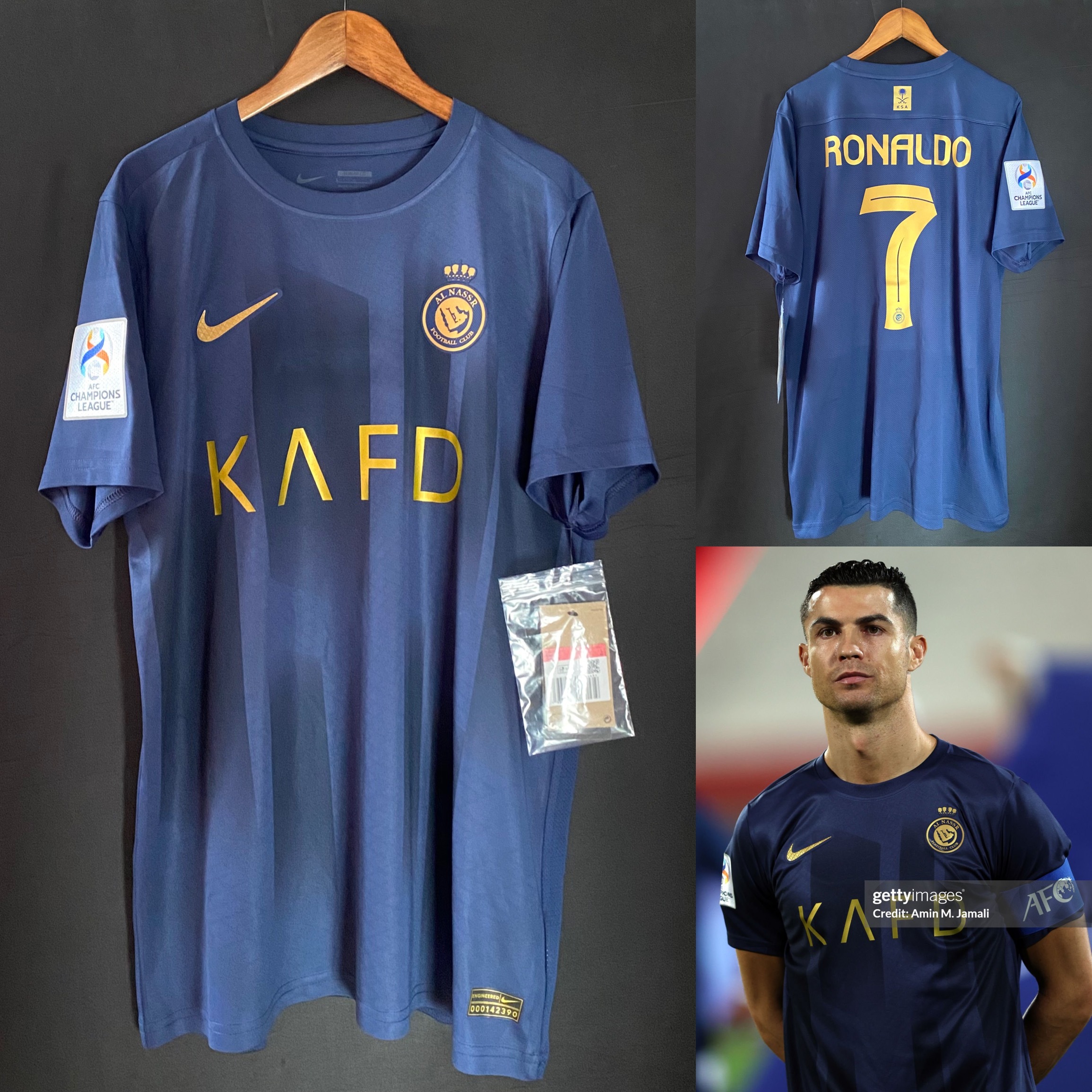 (球員版) 艾納斯 2023-2024 亞冠盃 Nike 作客球員版球衣 #7 RONALDO