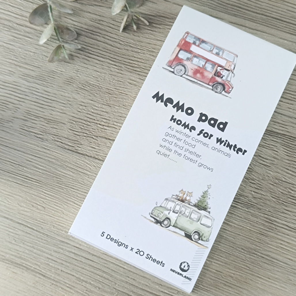 森年．回家過冬便條本 <整本/分裝>