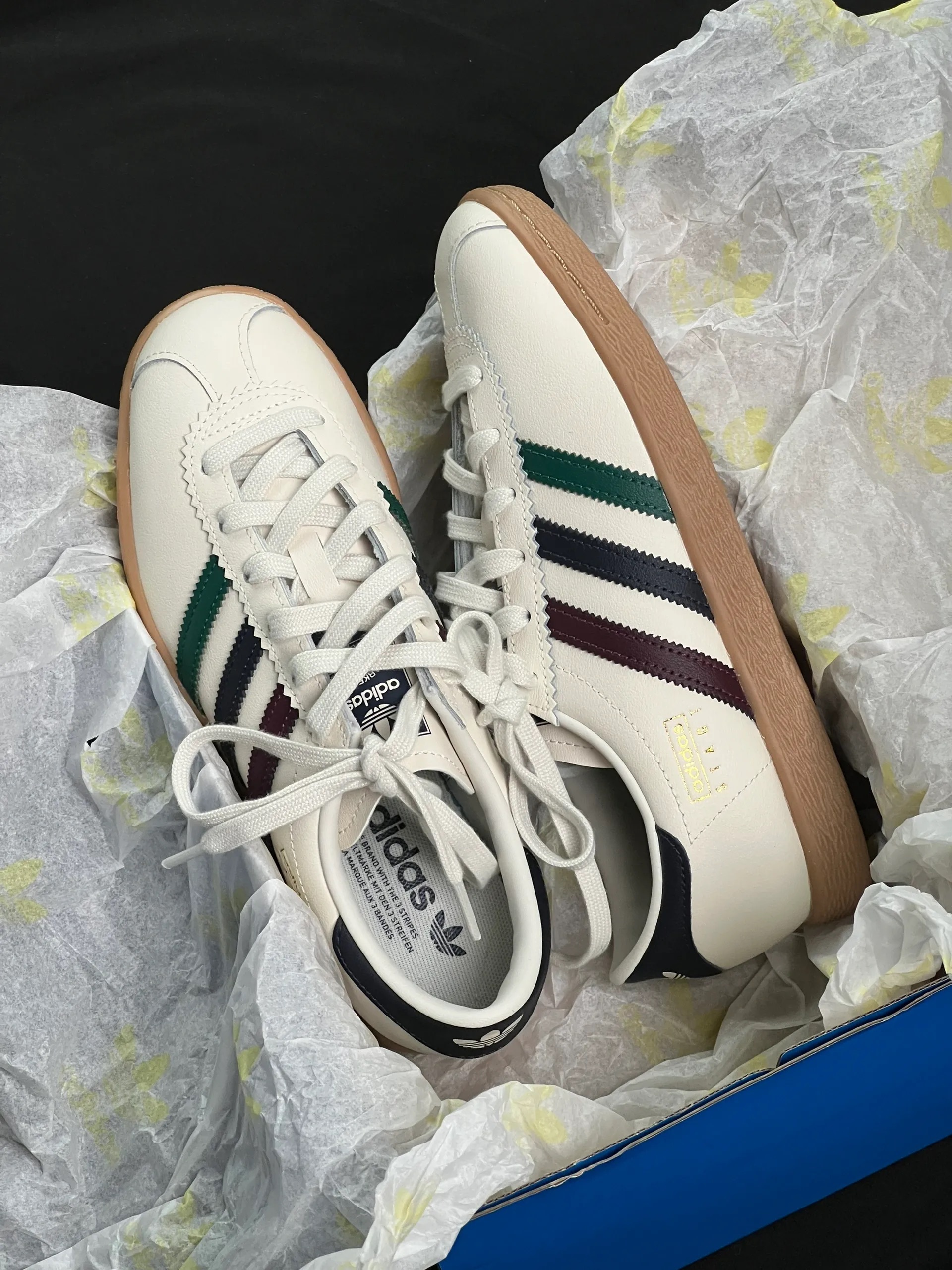 ADIDAS ORIGINALS STADT 復古色系 酒紅 綠 深藍 焦糖底 奶油白 男女鞋 JR8312 / 預購