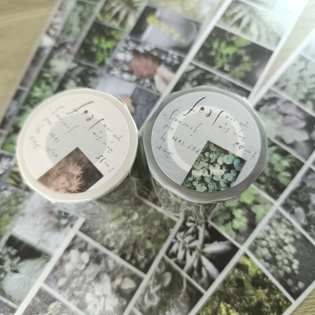 吉 LCN．旅程-葉 5cm霧面PET/和紙膠帶 <整捲/分裝>