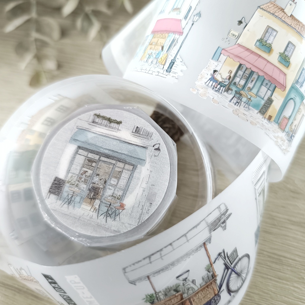 森年．每日提神劑 Daily pick-me-up 5cm霧面PET膠帶 <整捲/分裝>