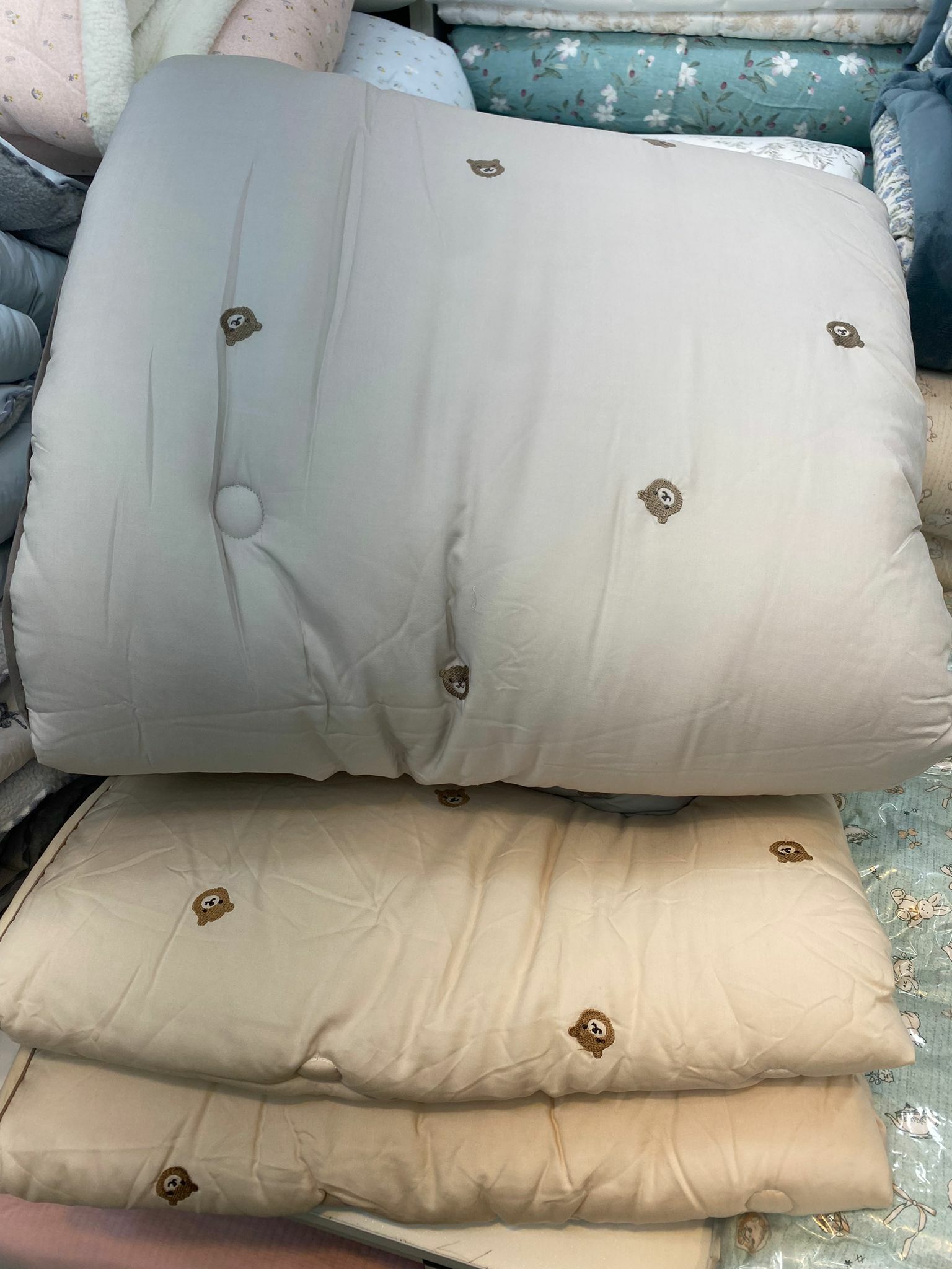 O56 熊仔 天絲莫代爾棉  枕頭袋 $109/1 $199/2  made in korea