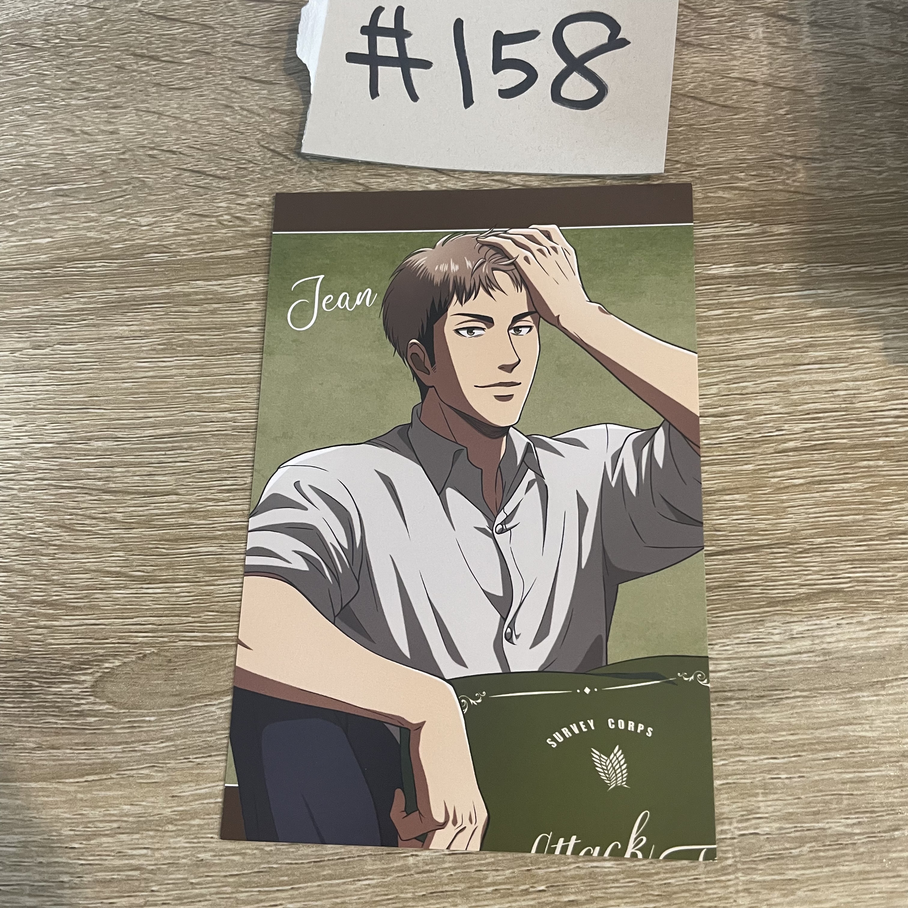 進擊的巨人  JEAN  明信片#158