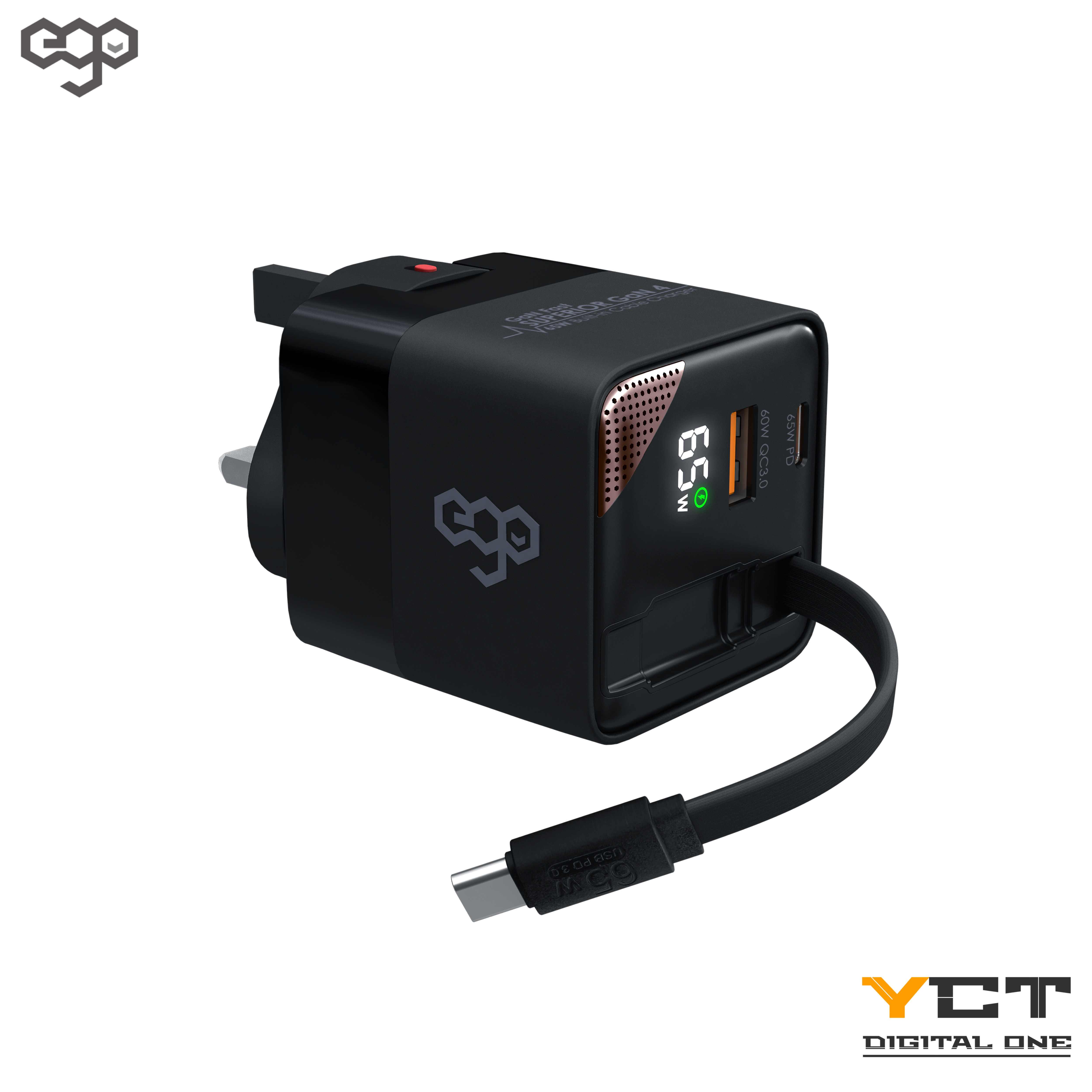 EGO 65W SUPERIOR GaN 4 充電器