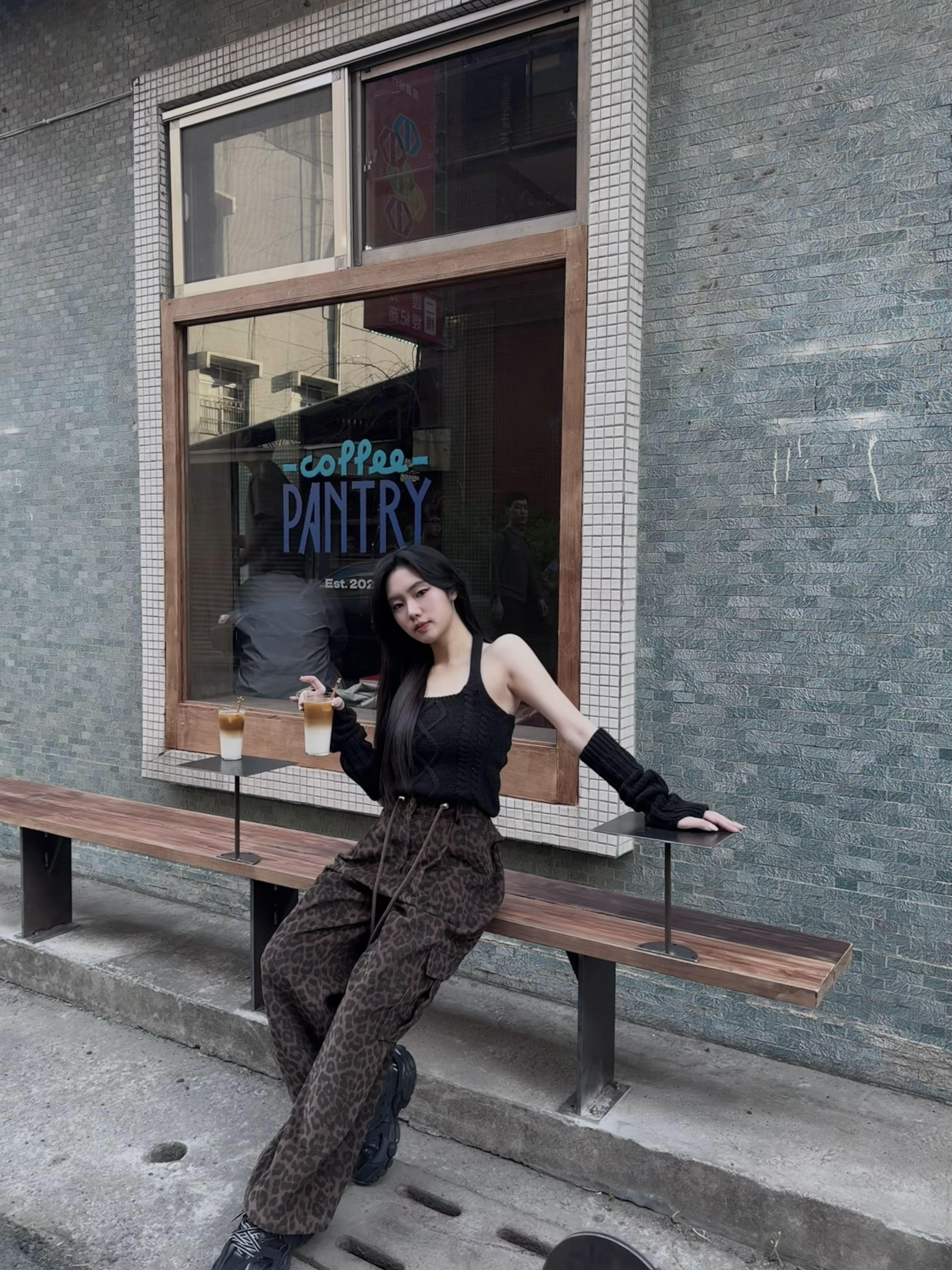 復古麻花掛脖Top