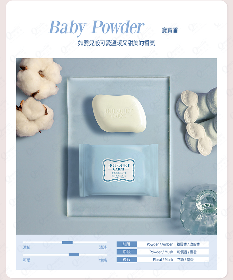 璞珈妮【寶寶香】10顆 深層潔淨香氛皂100g - Bouquet Garni