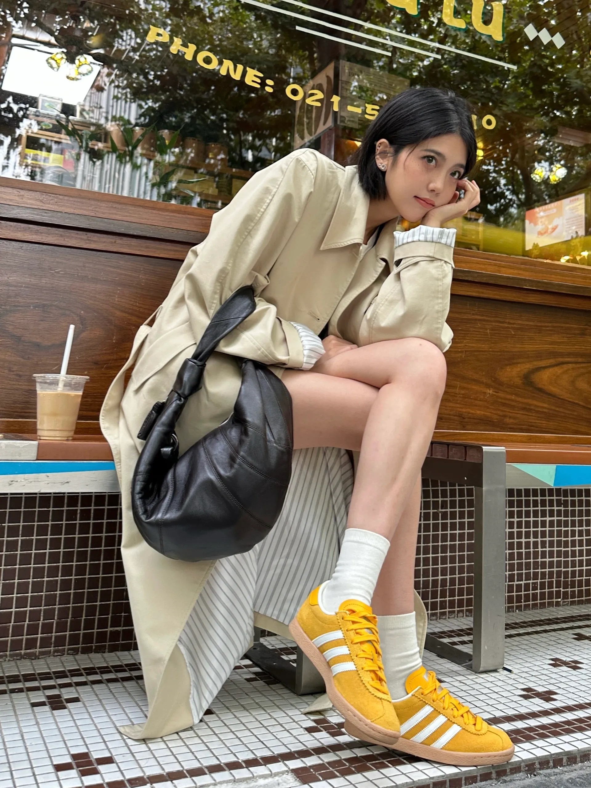 ADIDAS ORIGINALS STADT 亮黃 芥黃 焦糖底 男女鞋 JR6346 / 預購