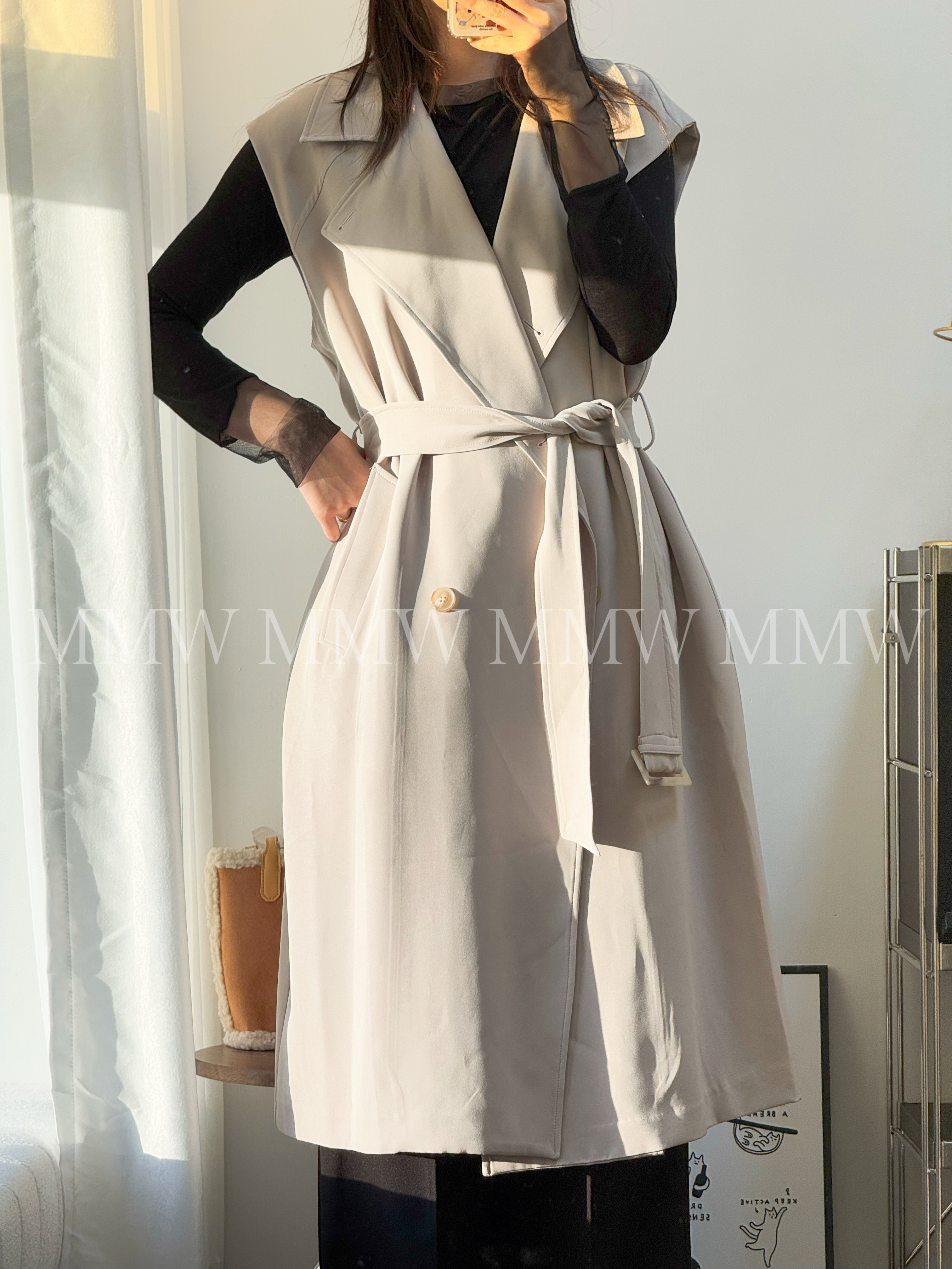 背心長版型乾濕褸