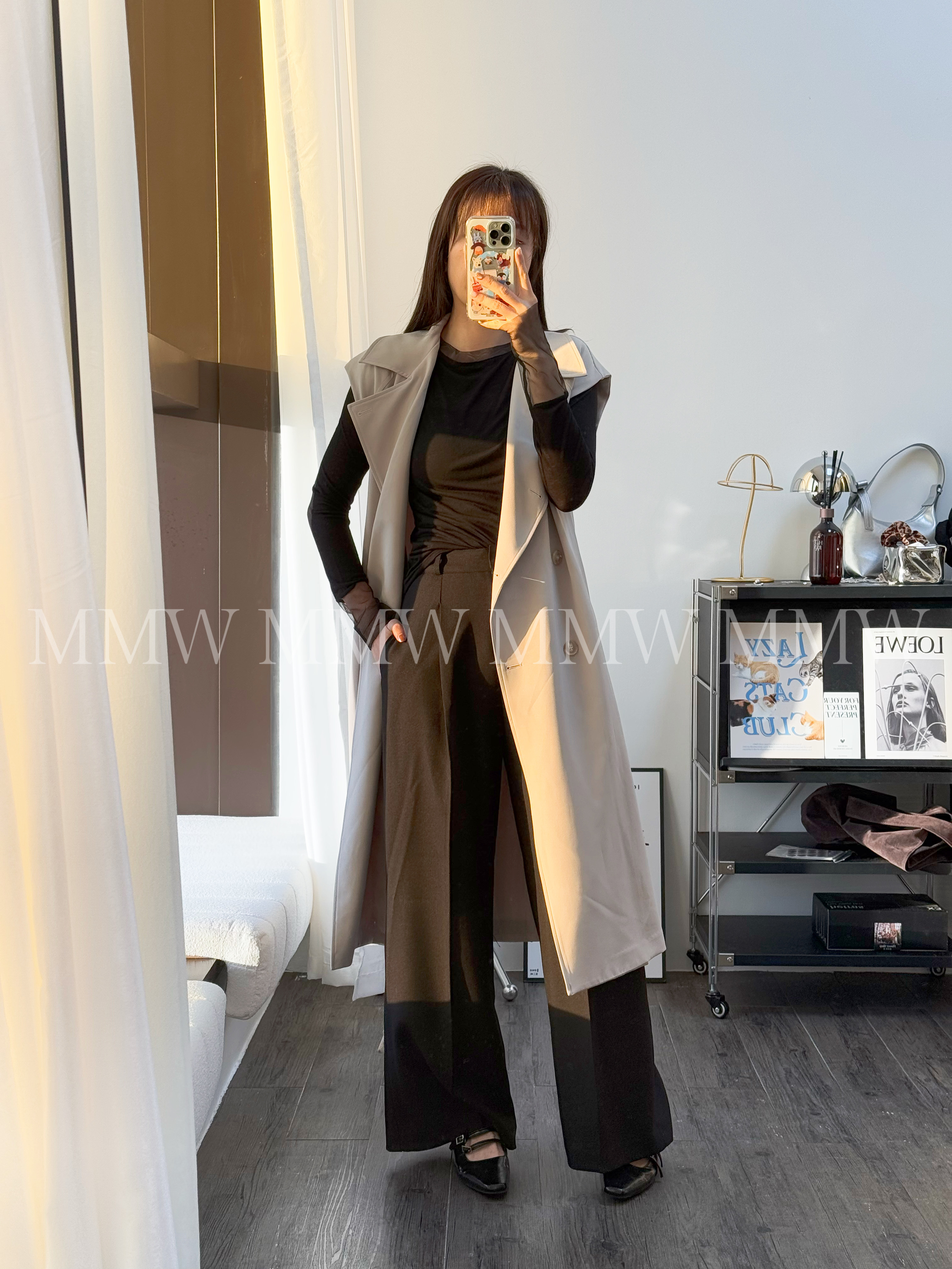 背心長版型乾濕褸