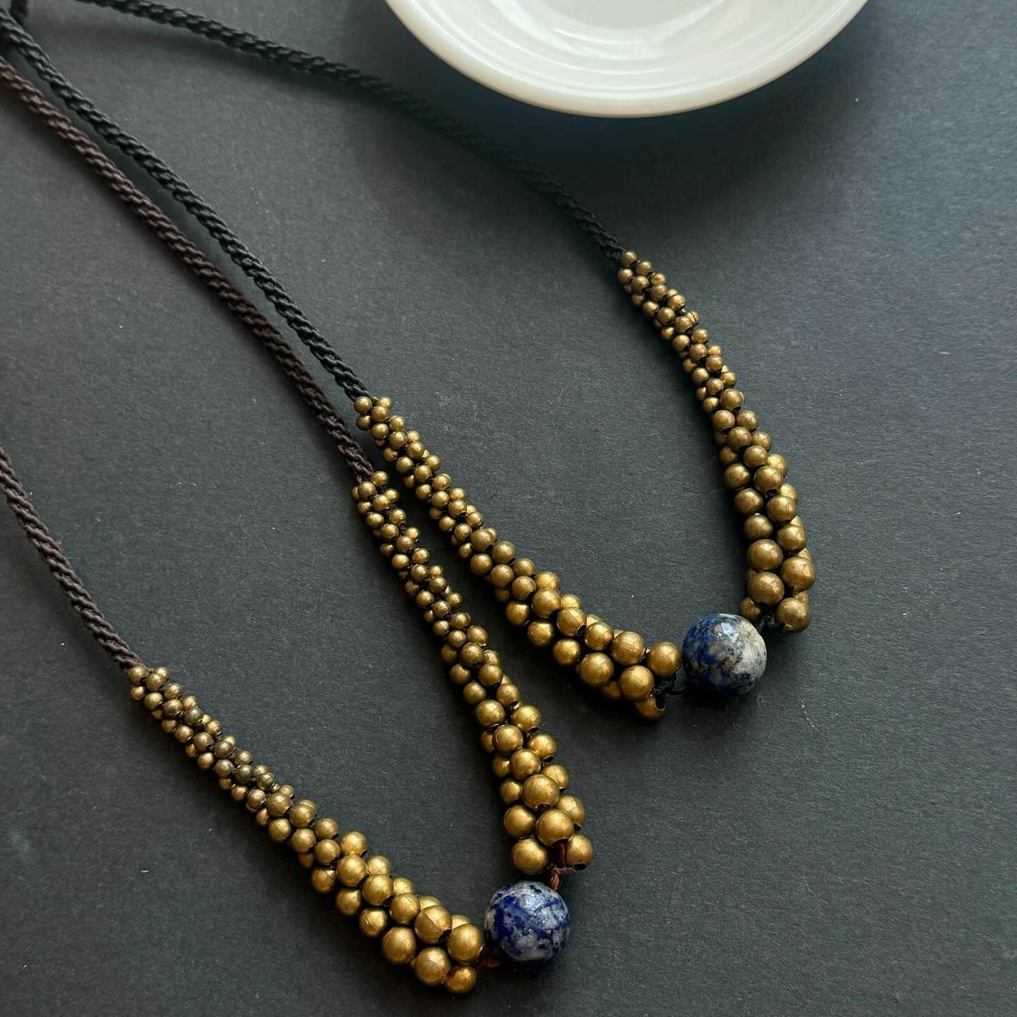 [原石] 青金石項鍊 設計師原礦款