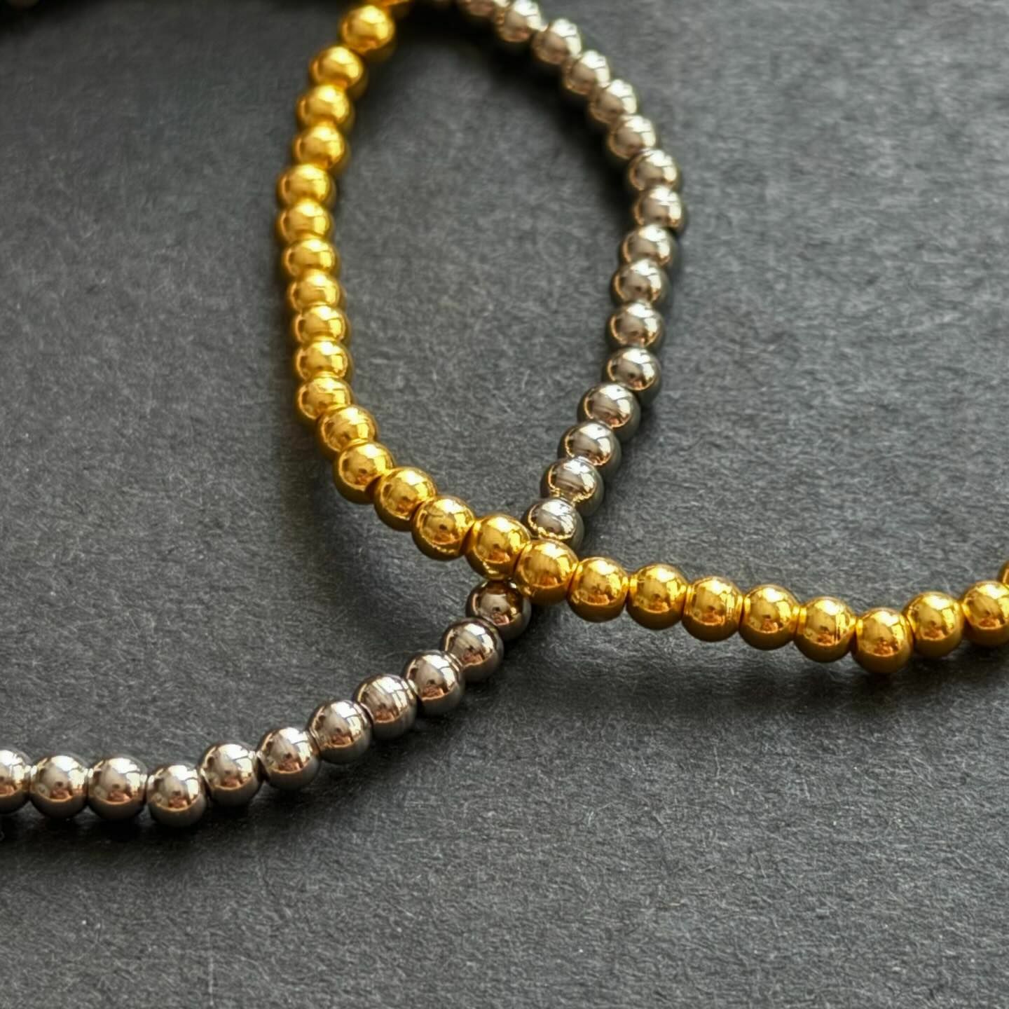 [原石] 鈦鋼隔珠手串 可當隔珠