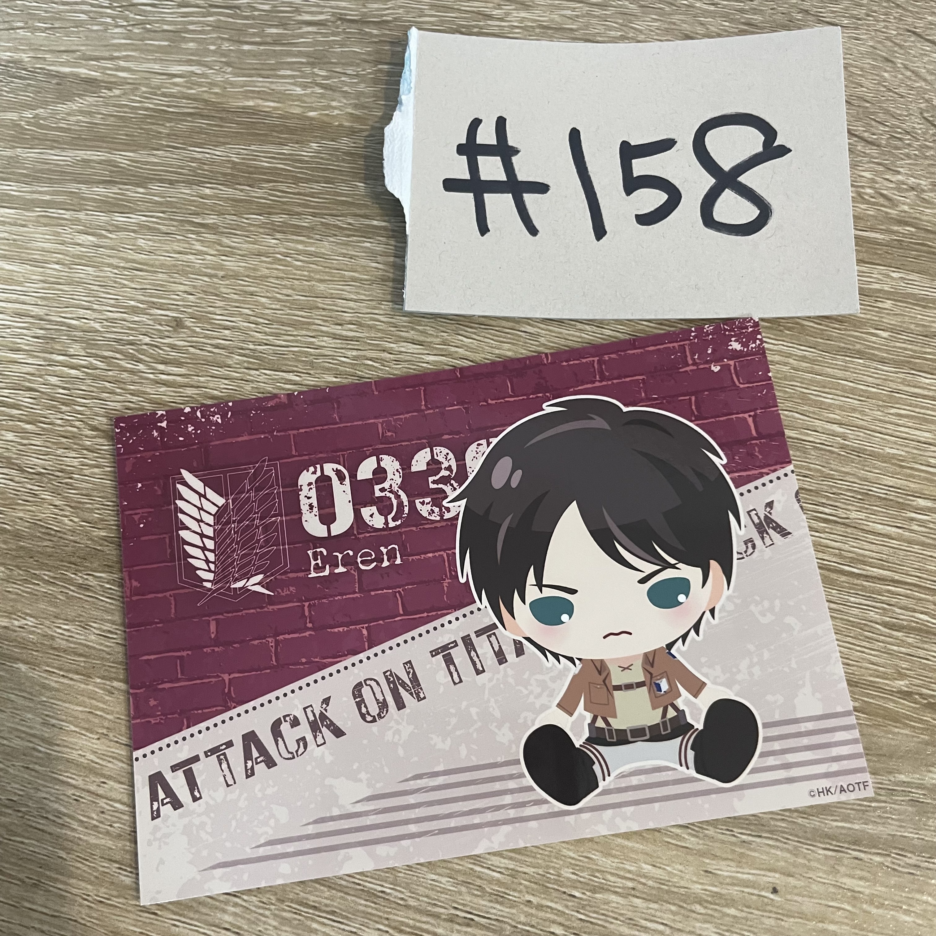 進擊的巨人 EREN 相卡#158