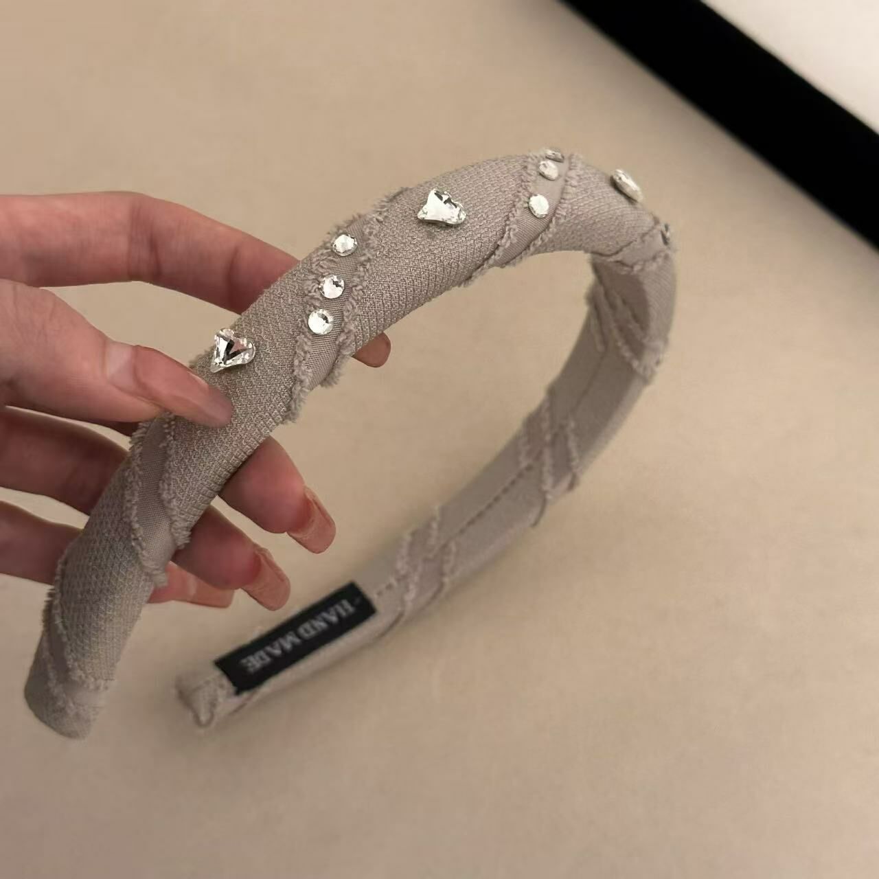 C62滿天星愛心鑽髮箍