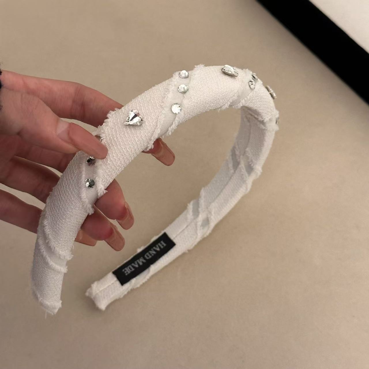 C62滿天星愛心鑽髮箍