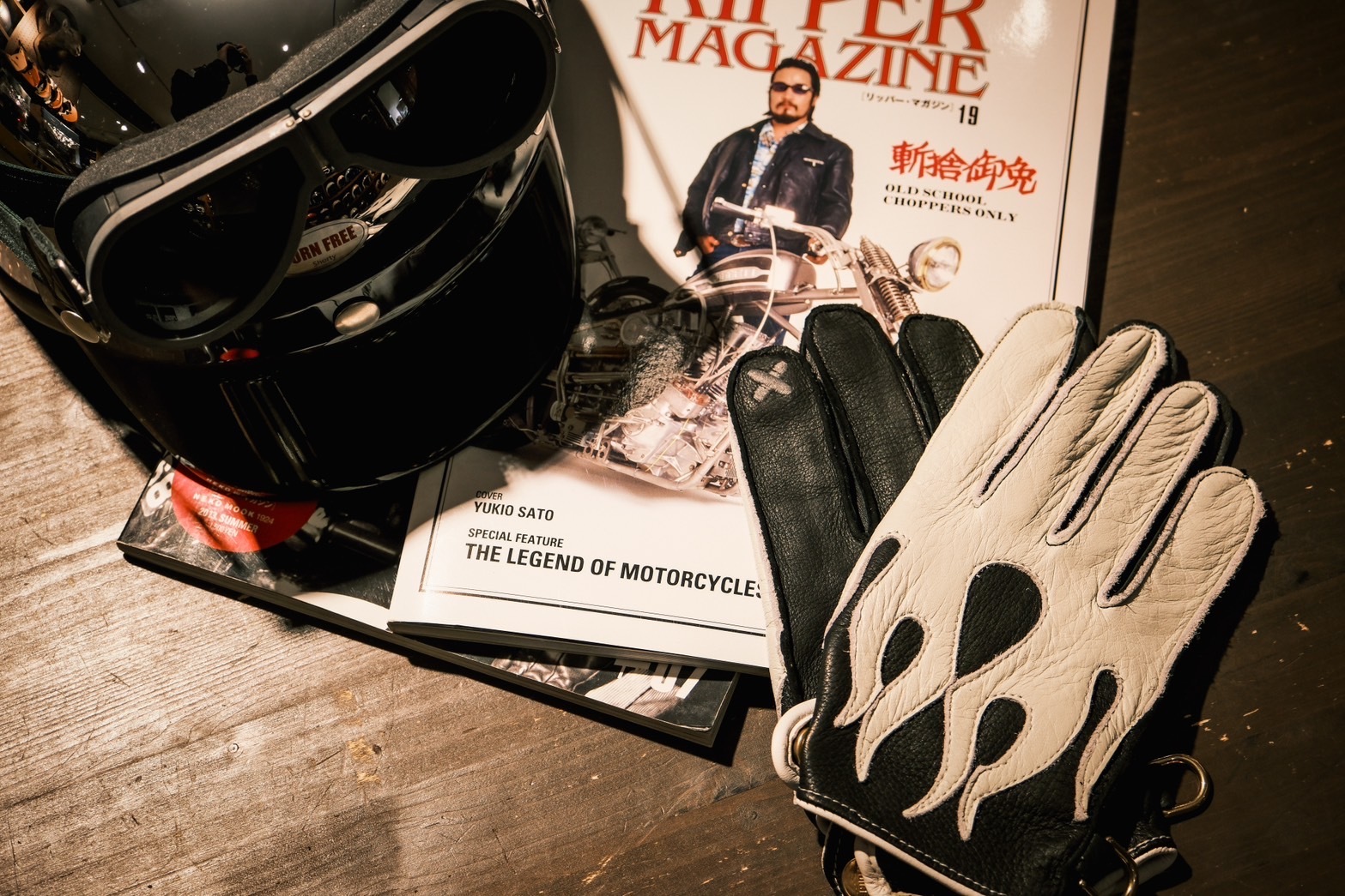 Dezel KEVLAR Freaky X Gloves 黑白火焰