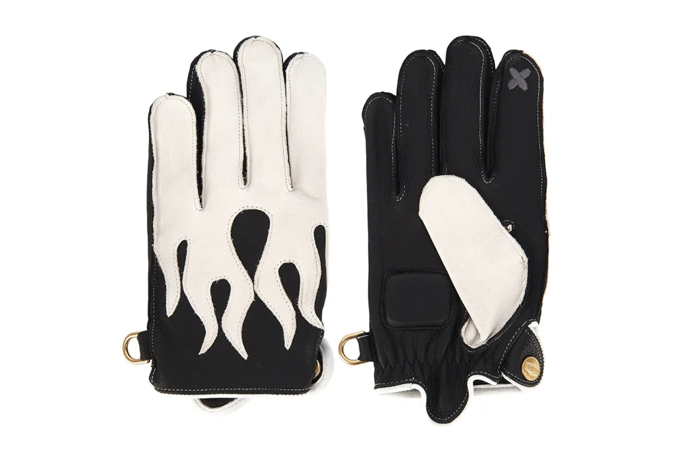 Dezel KEVLAR Freaky X Gloves 黑白火焰