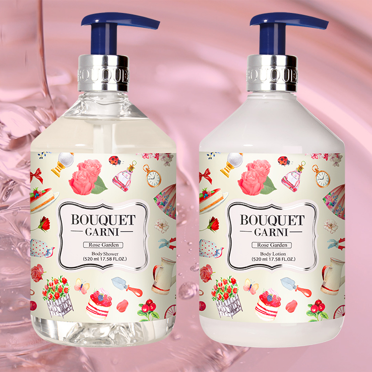 璞珈妮【玫瑰花園】沐浴露+乳液 - BOUQUET GARNI