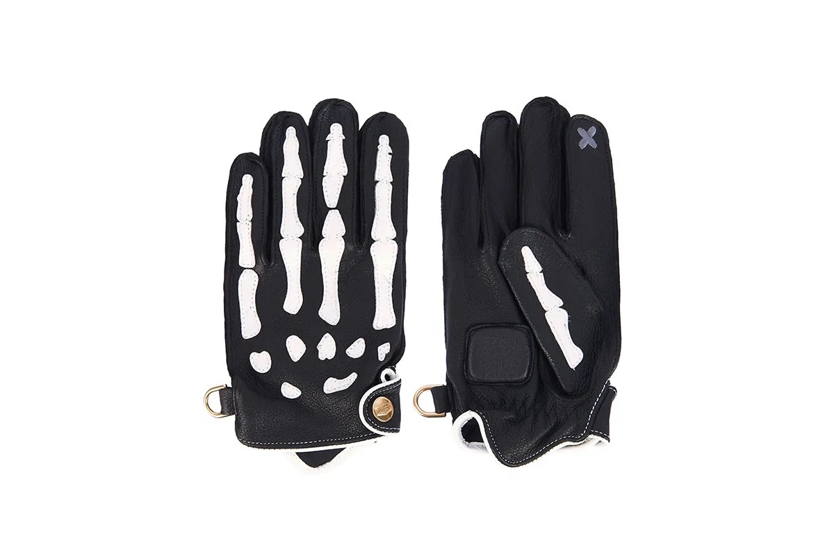 Dezel KEVLAR Freaky X Gloves 黑白骷髏
