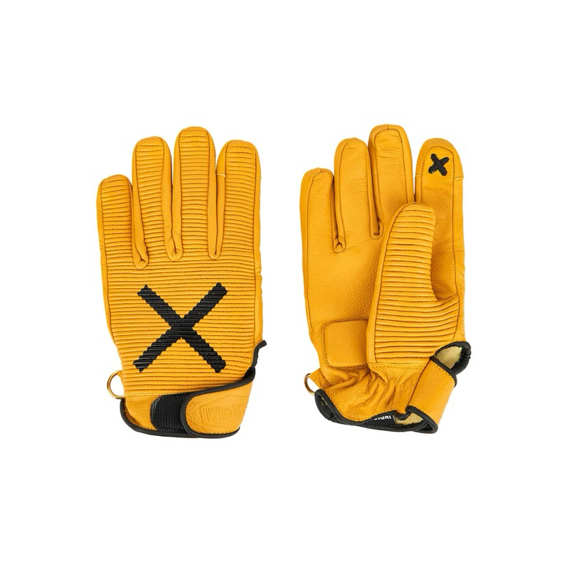 Dezel KEVLAR Freaky X Gloves 黃色皮革