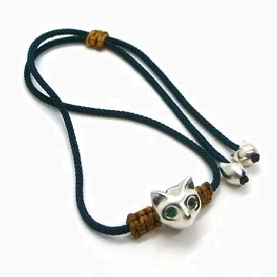 BIG BLACK MARIA (BBM) @ KALICO LUCY CAT CORD BRACELET GREEN CUBIC - PRE ORDER ITEM (預訂中)