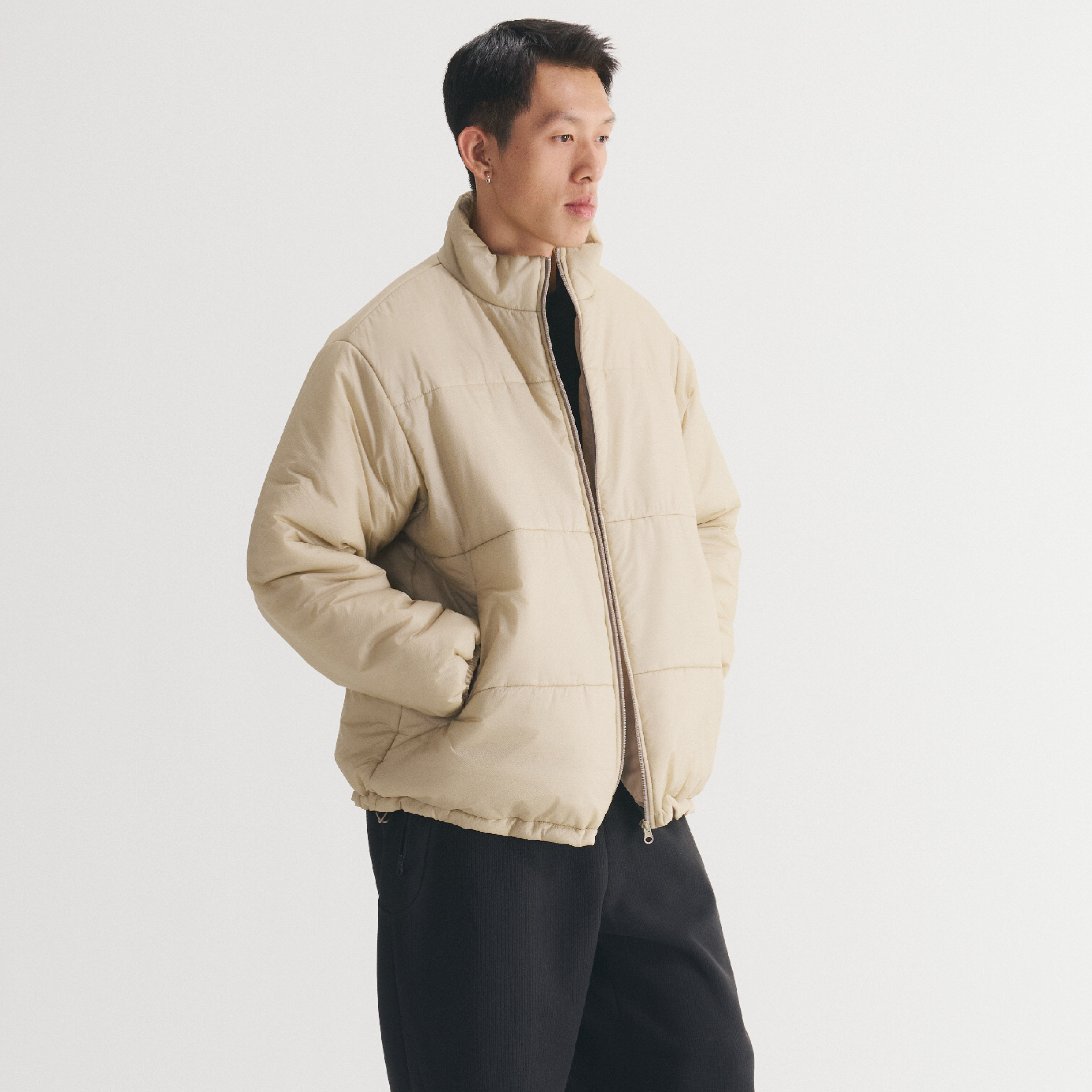 BOHRHOO Casual Cotton Jacket 素面鋪棉外套 [BH889]