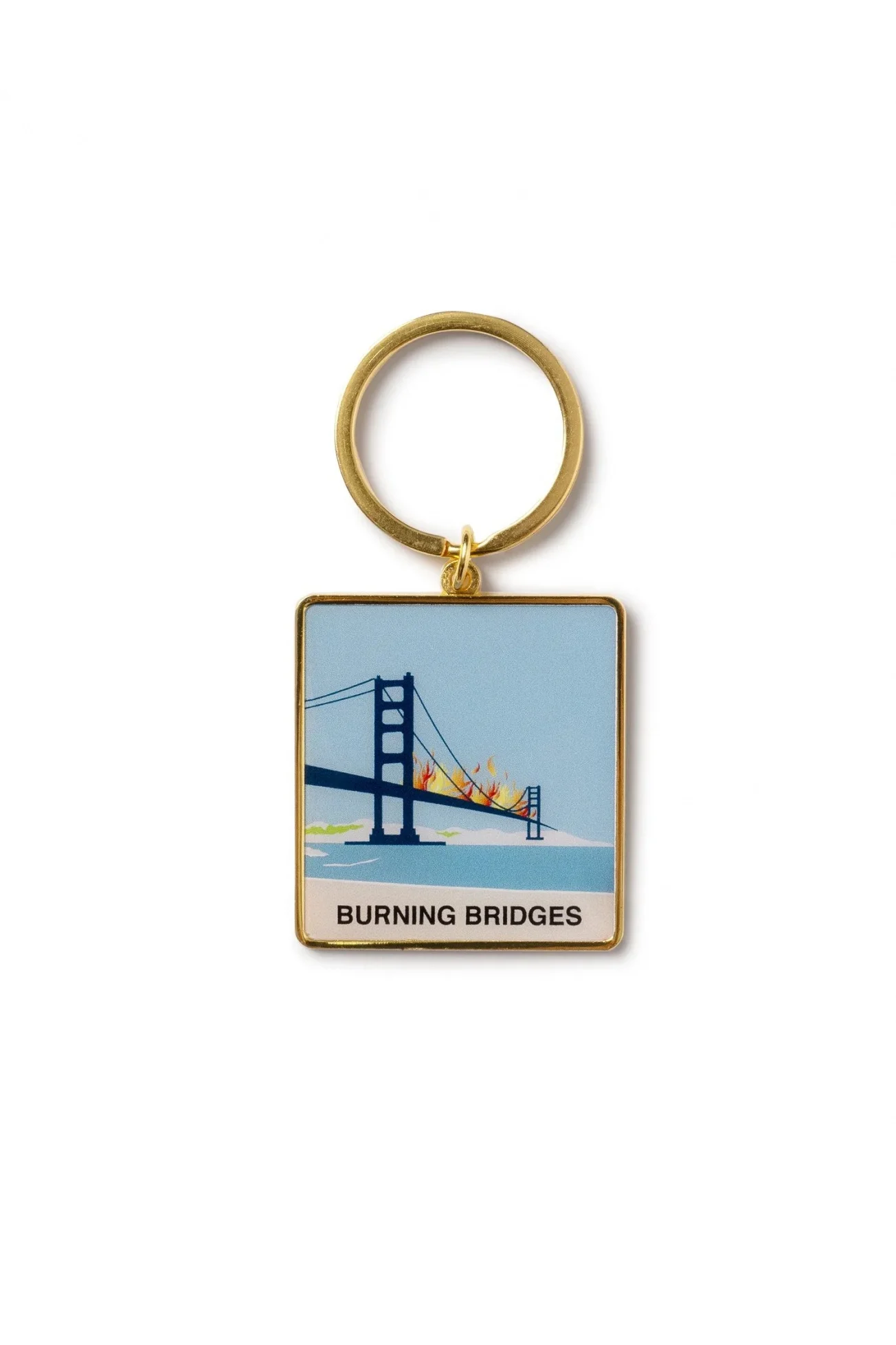 SON OF THE CHEESE BURNING BRIDGES KEY CHAIN