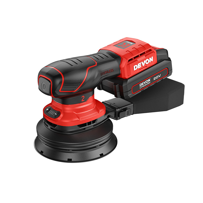 大有 DEVON｜2101鋰電無刷砂紙機（圓砂）