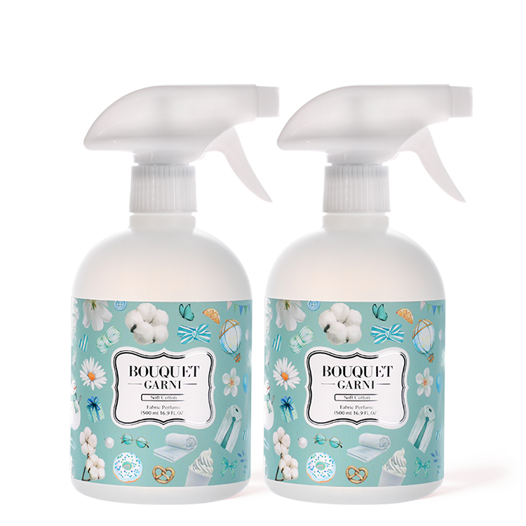 璞珈妮【棉花香】衣物清香消臭噴霧 500mlx2瓶裝 - Bouquet Garni