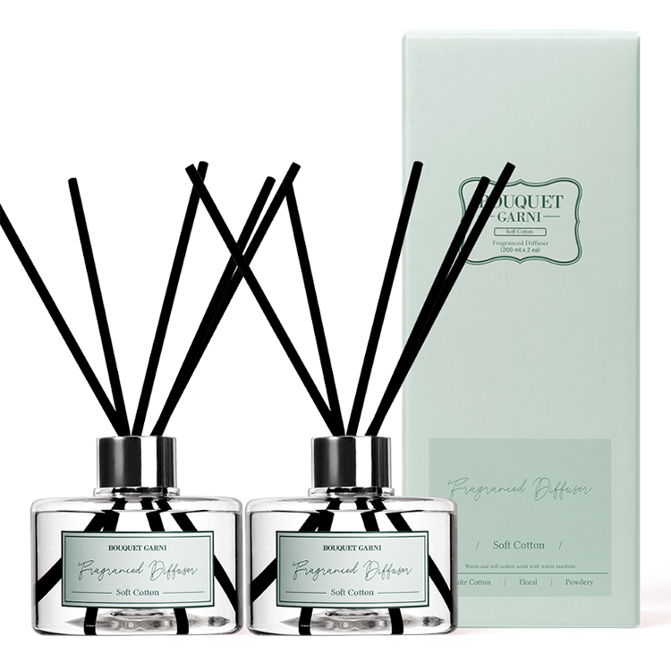 璞珈妮【棉花香】室內擴香瓶 200mlx2瓶裝-Bouquet Garni