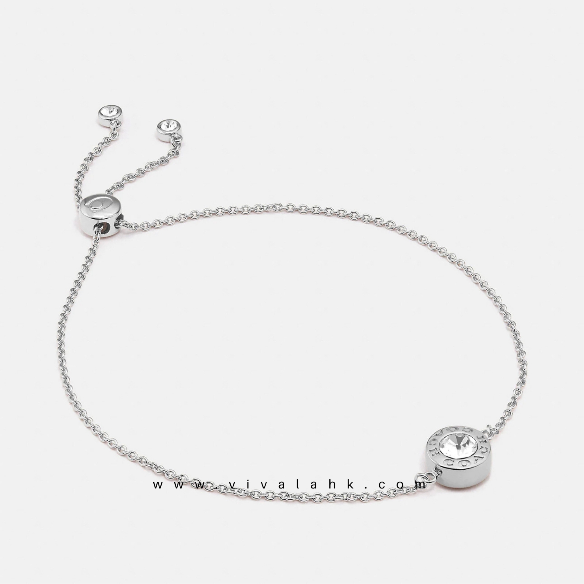 Coach - 圓形閃石手鏈 (F67072)