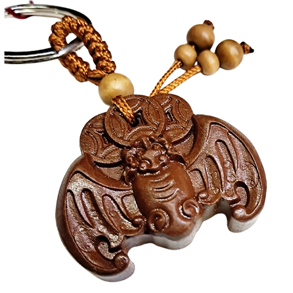 福在眼前(棗木)鑰匙圈【十方】132945