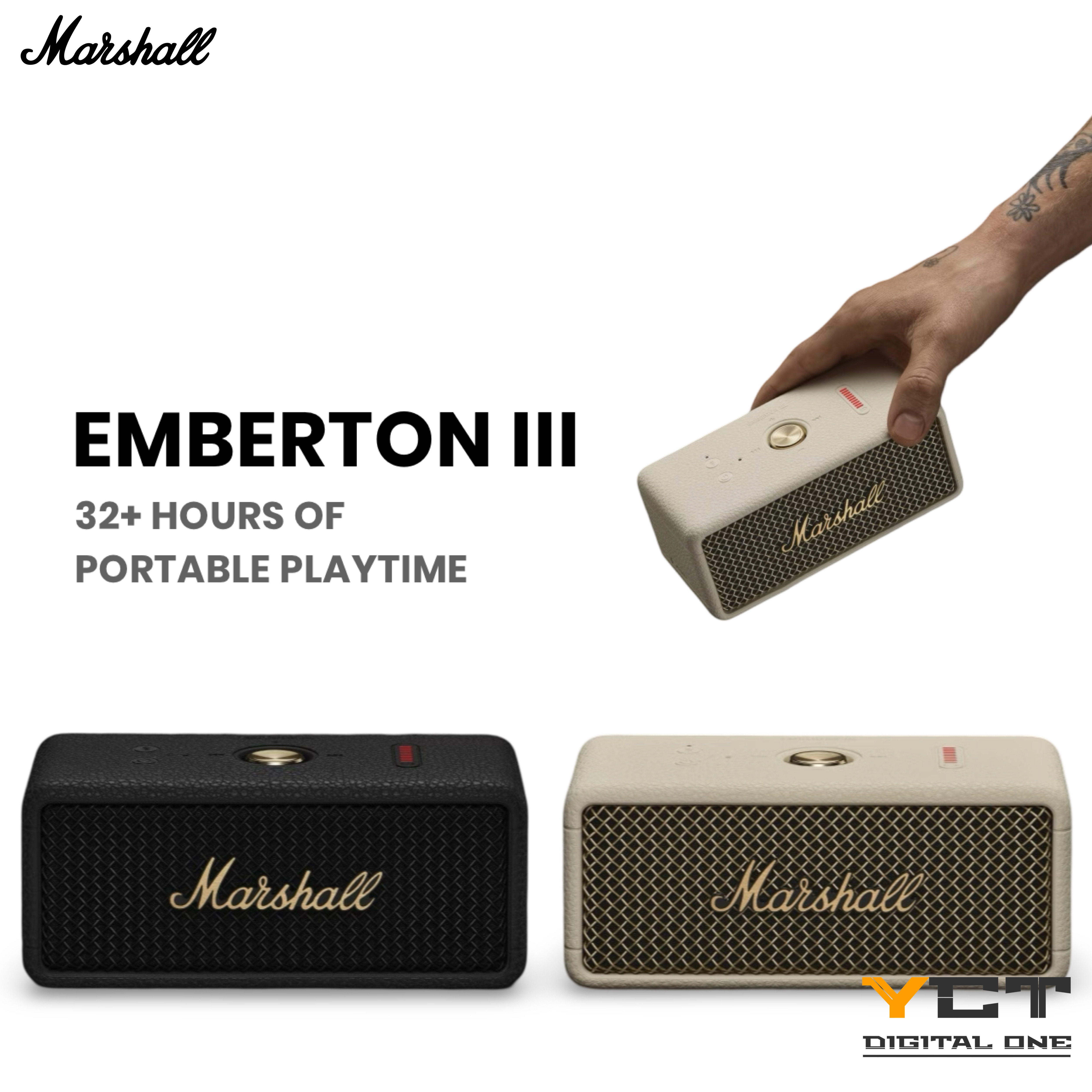 MARSHALL EMBERTON III 藍牙喇叭