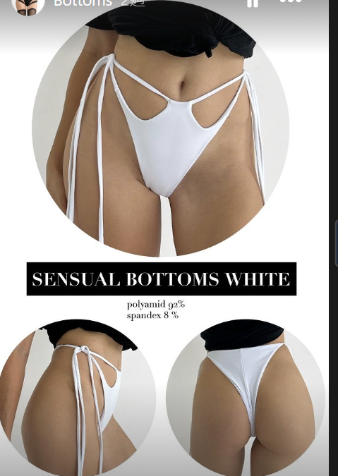 Sensual Bottoms-White