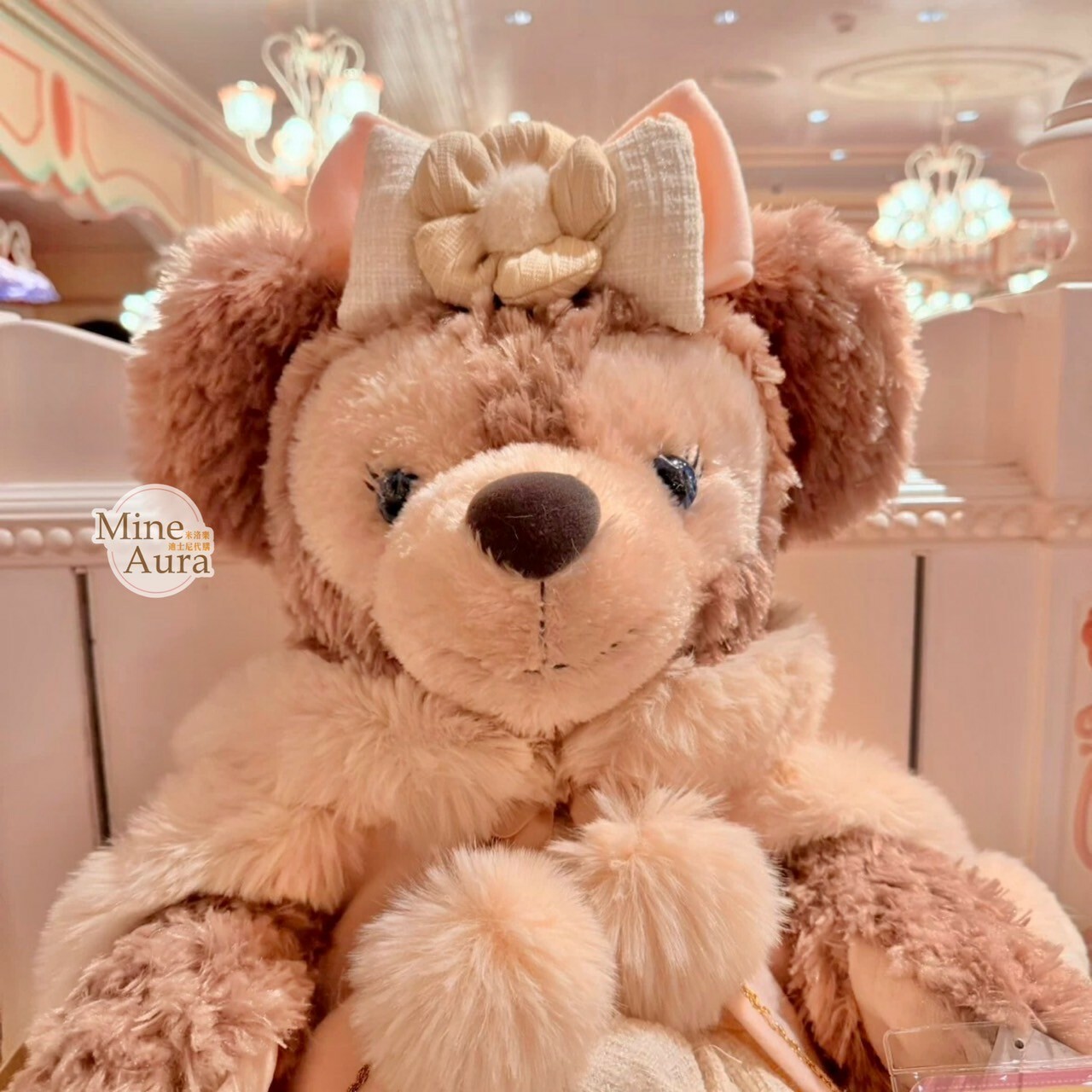 (限時特價) 2024 冬日 達菲 Duffy 與好友們 雪莉玫 ShellieMay M號 服裝造型 娃娃 玩偶 -上海迪士尼樂園