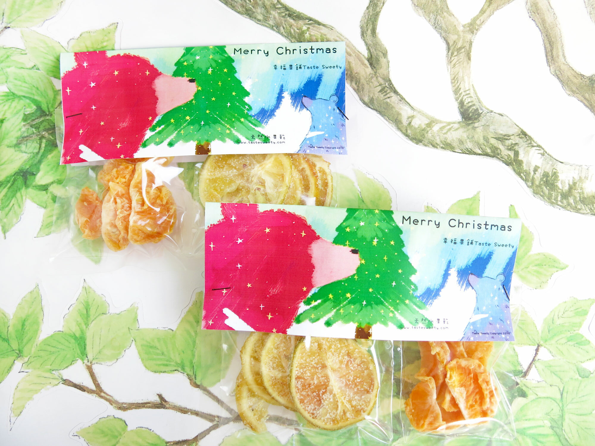 聖誕節熊水果乾雙享包