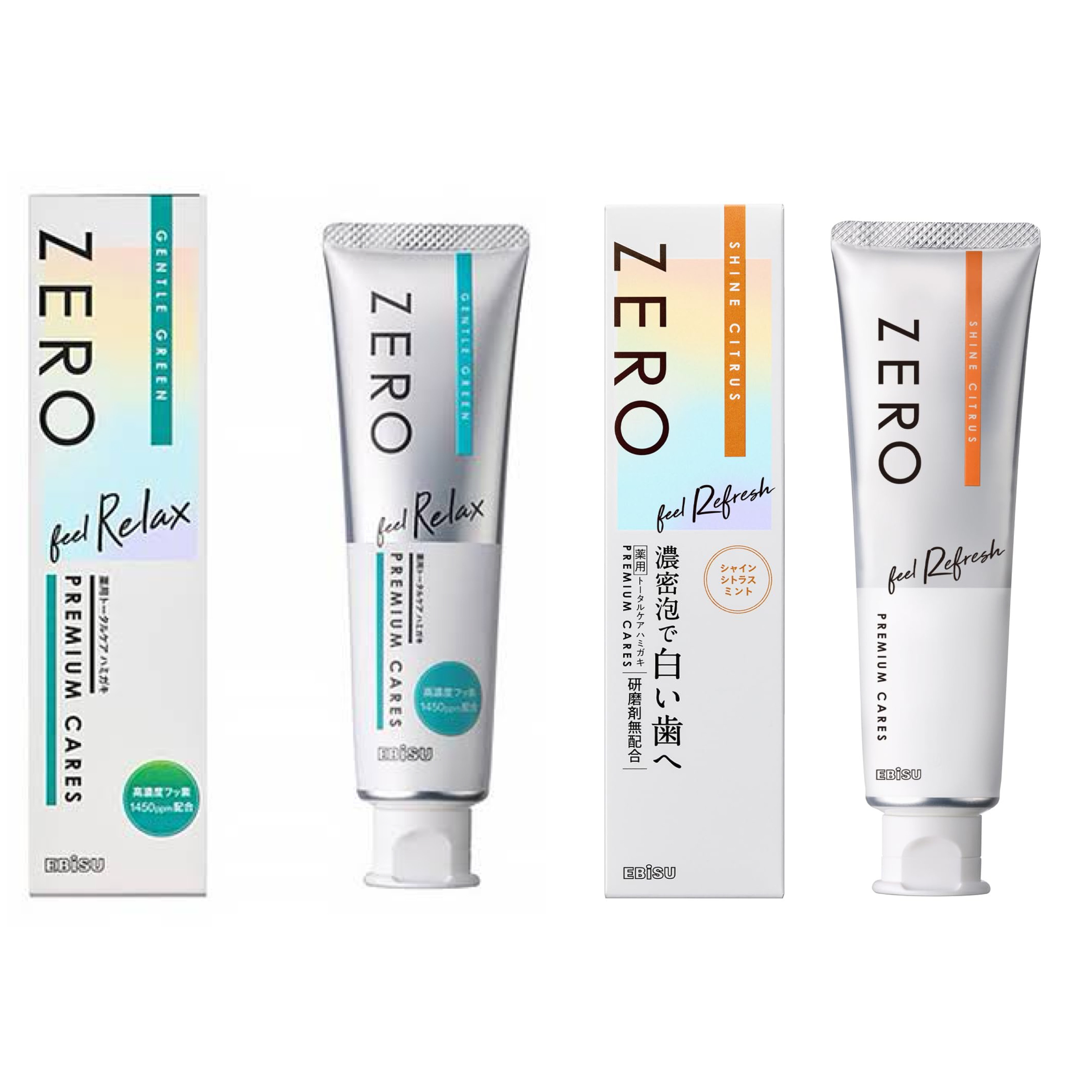 JP ZERO PREMIUM CARES 清新香氣多功能全效護齒牙膏 90g 1317 1324 M011130