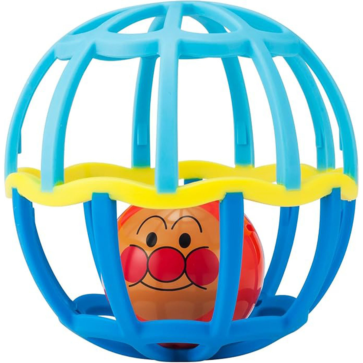 麵包超人藍色沙沙玩具球(新)