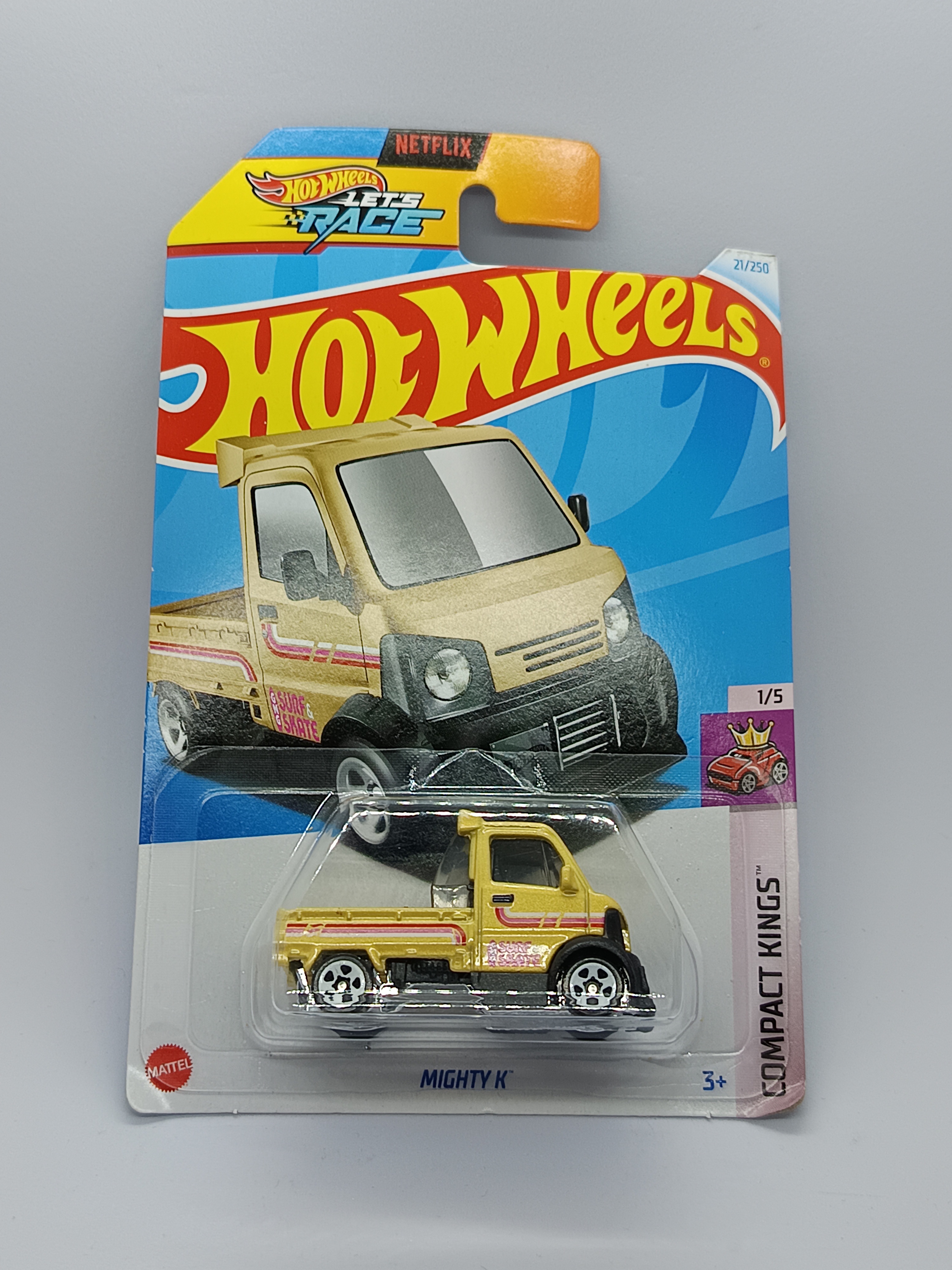 HOT WHEELS MIGHTY K YELLOW