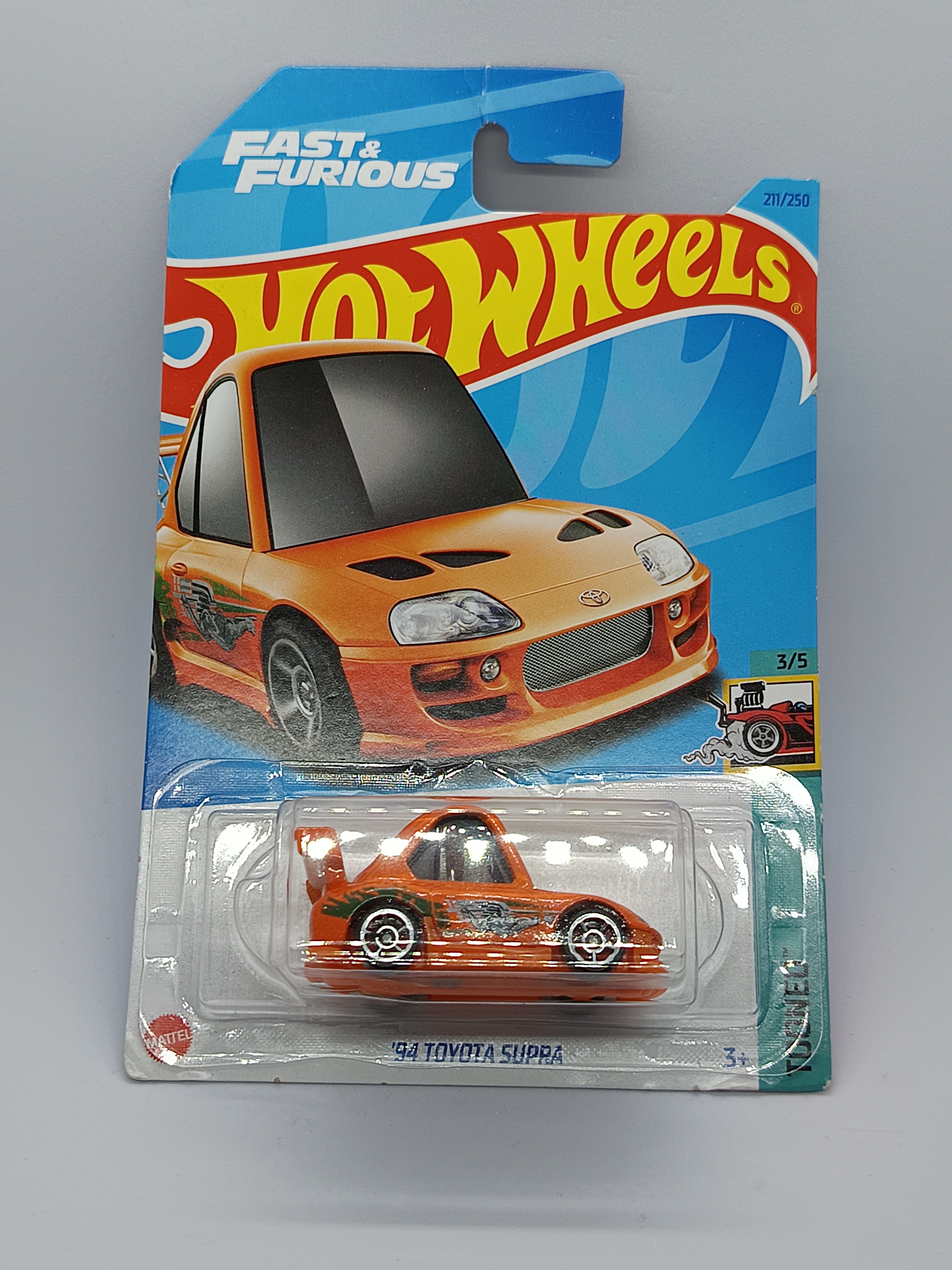 HOT WHEELS '94 TOYOTA SUPRA  TOONED CAR